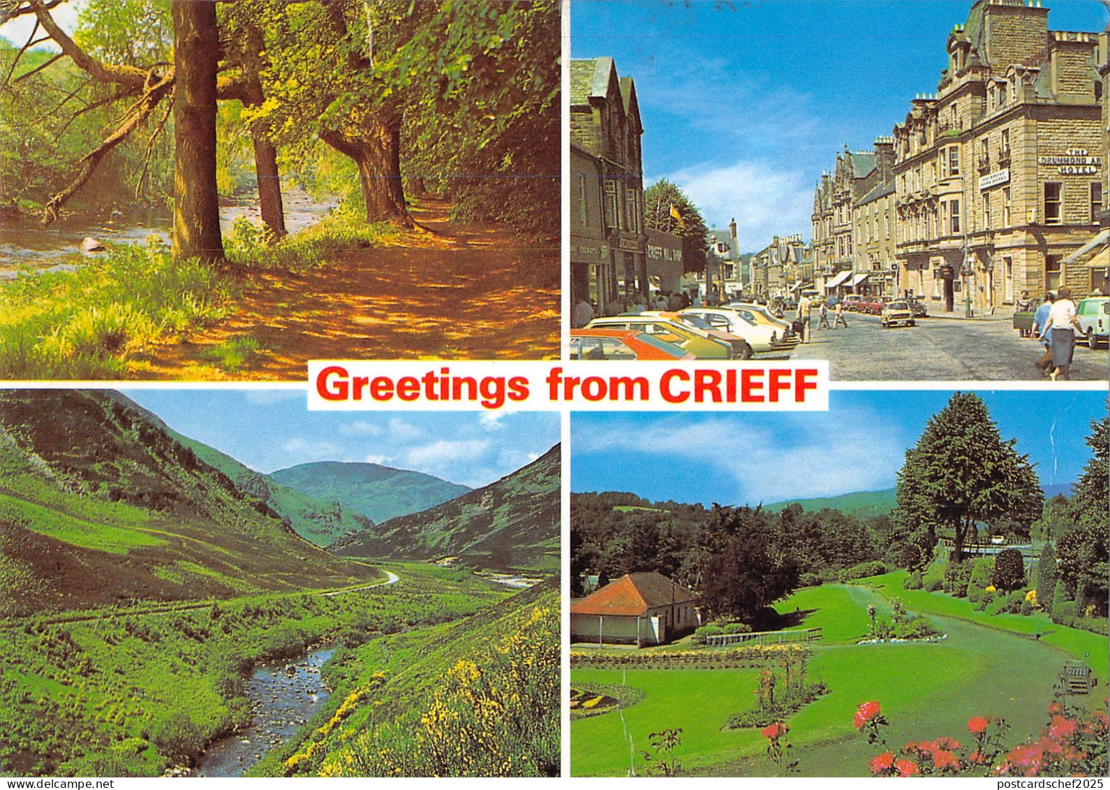 uk34973 greetings from crieff  scotland uk