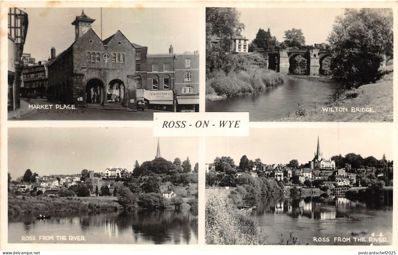 uk40124 ross on wye real photo uk  Herefordshire