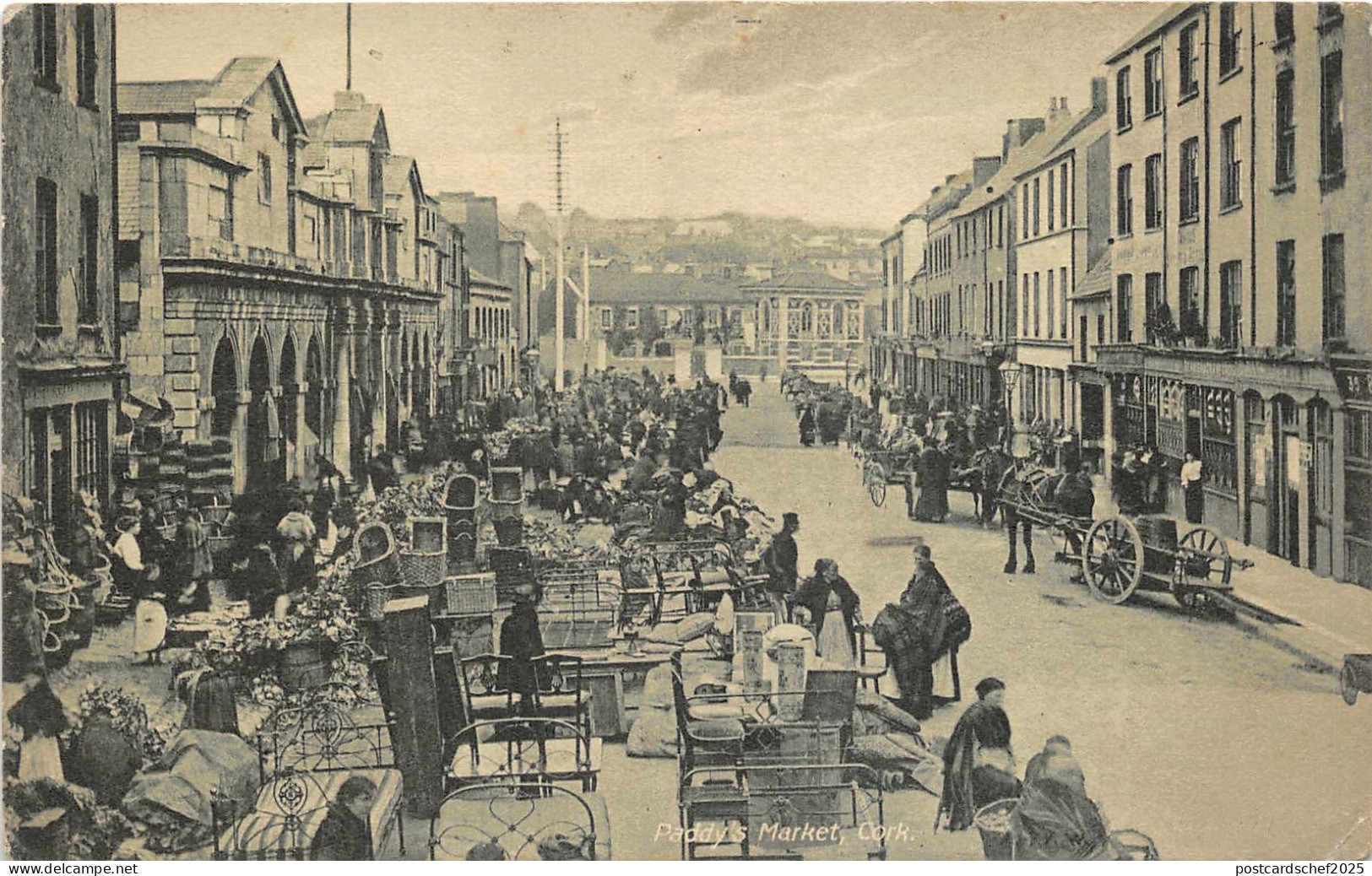 uk40342 paddys market cork  ireland  real photo