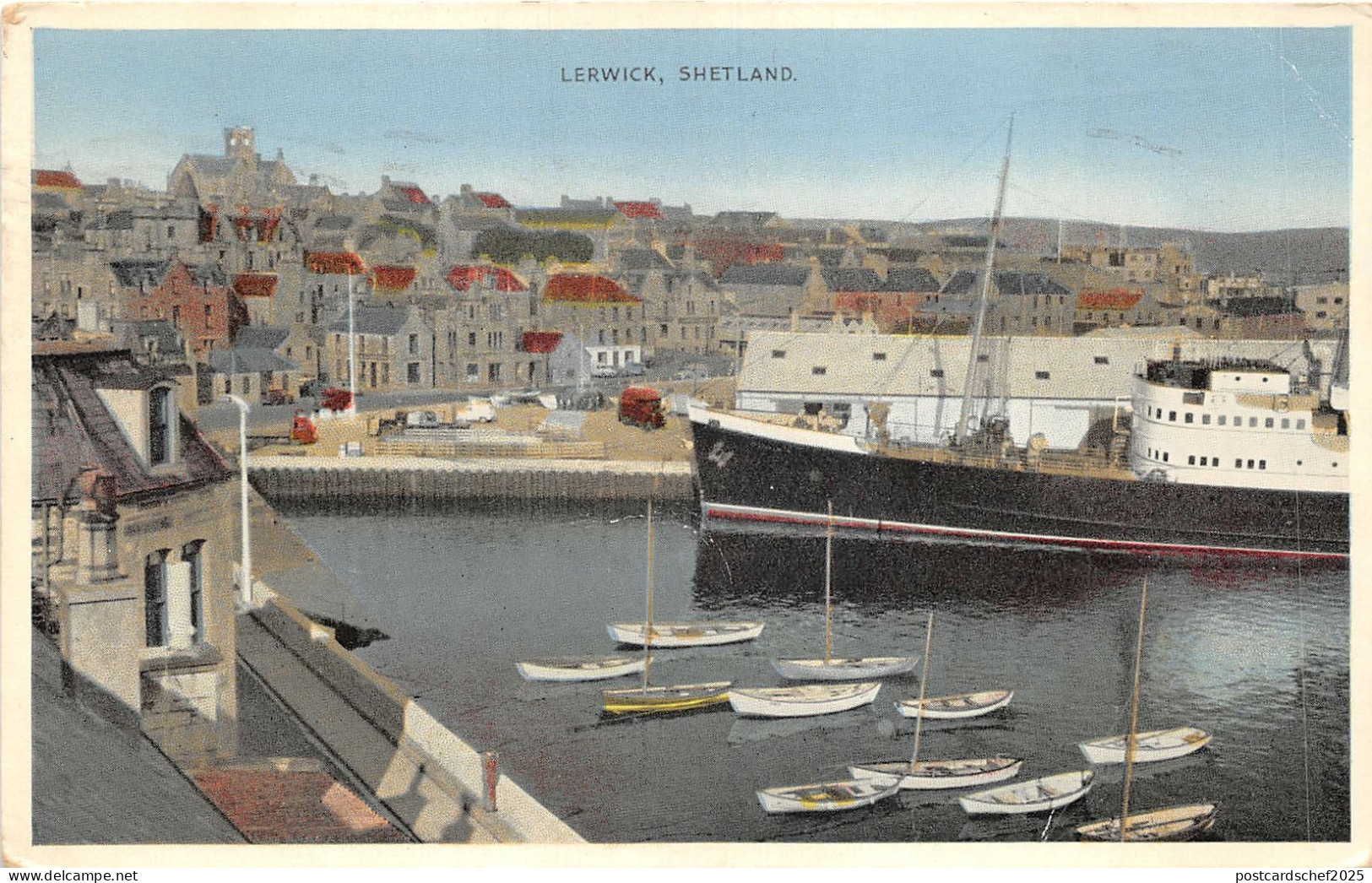 uk41206 lerwick shetland scotland  uk ship bateau