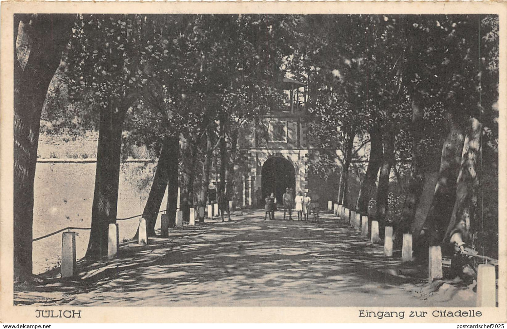 uk42088 eingang zur cifadella julich germany