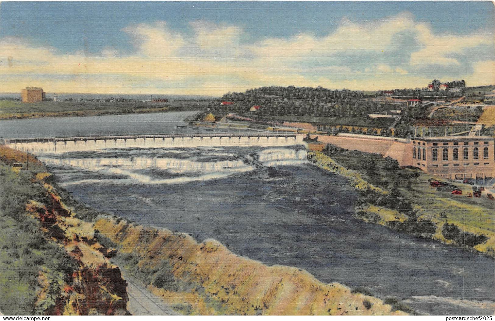 uk42348 black eagle dam and power plant great falls montana usa