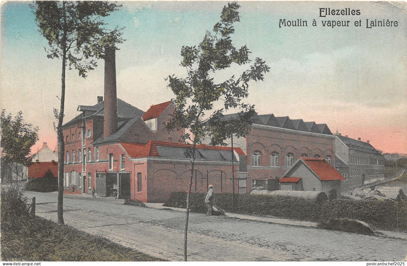 uk43049 moulin a vapeur et lainiere ellezelles belgium