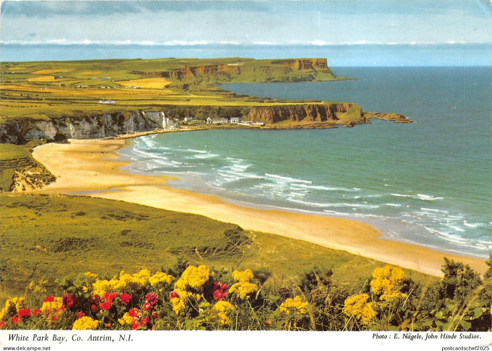 uk43556 white park bay antrim northern ireland uk