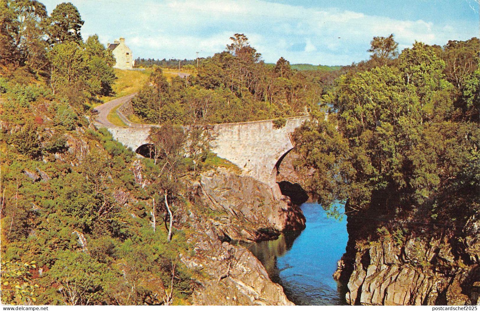 uk4664 river findhorn and dulsie bridge scotland uk