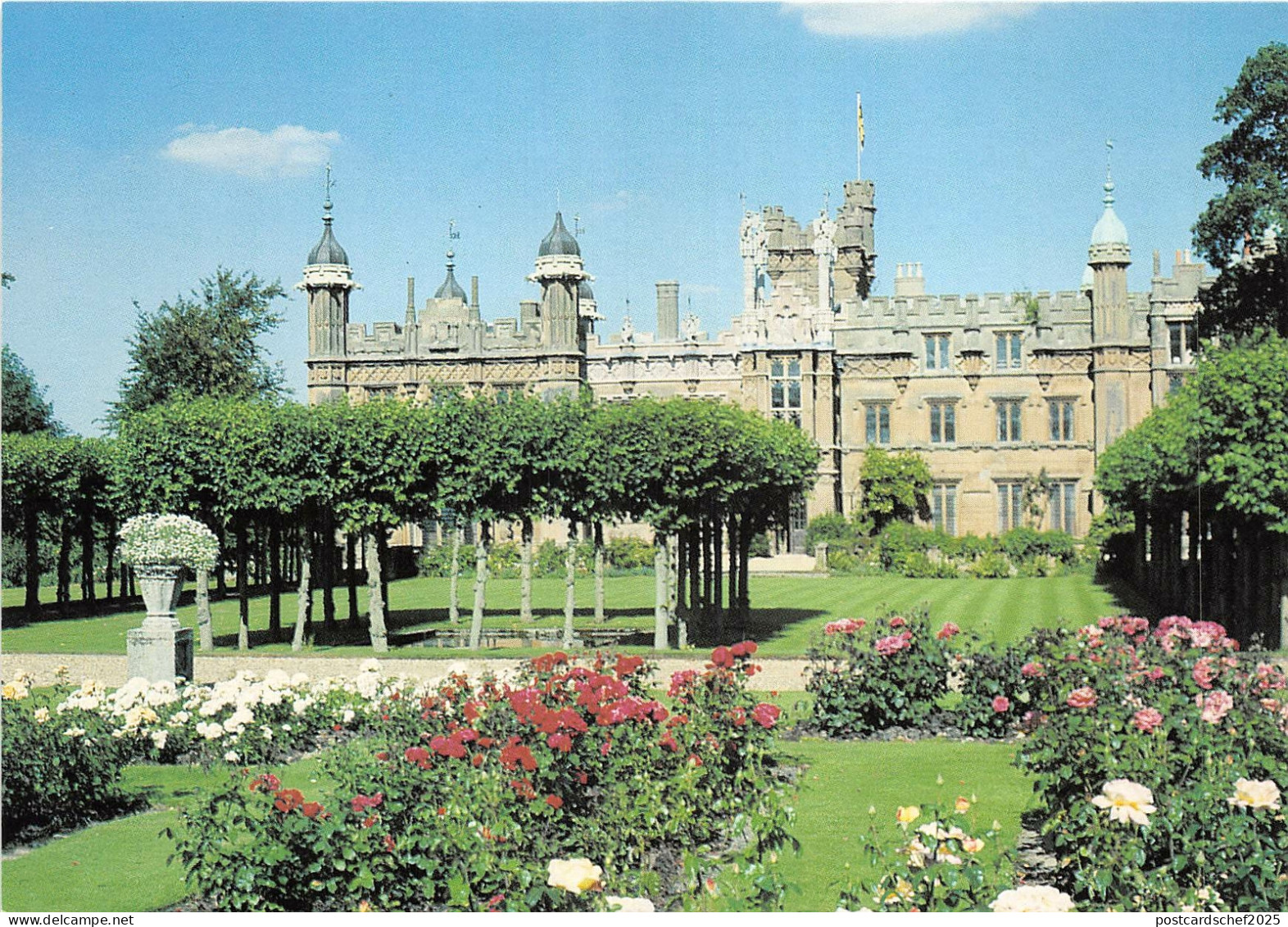 uk49289 garden front knebworth house hertfordshire uk