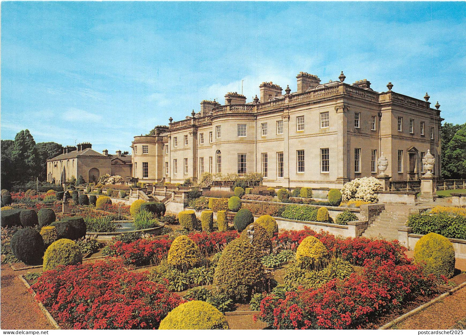 uk49312 south front and terrace manderston berwickshire scotland uk