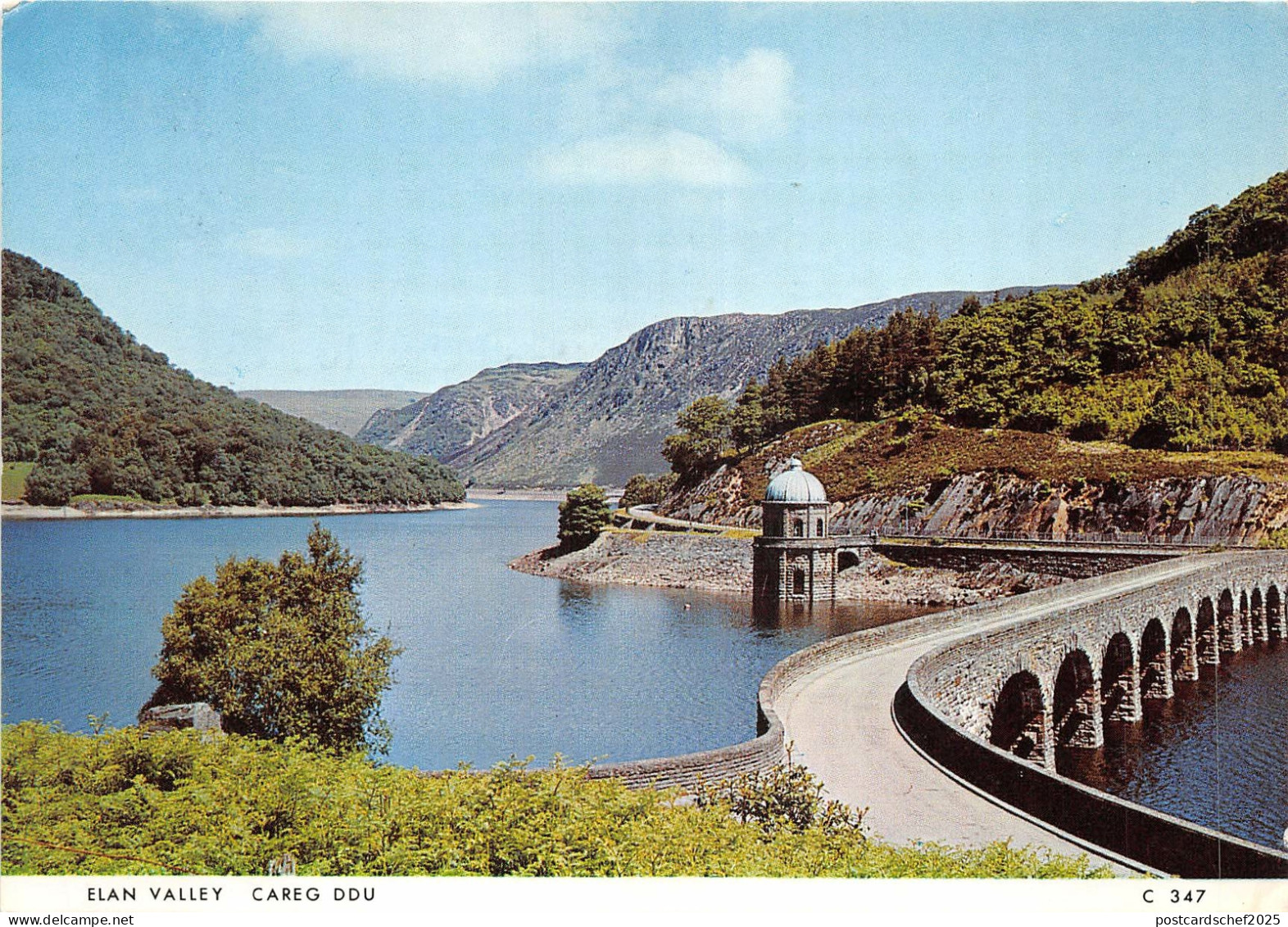 uk49795 elan valley cared ddu wales uk