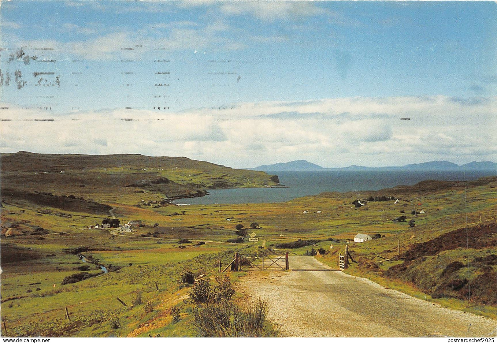 uk49900 outer herbides across loch pooltiel glendale isle of skye scotland uk