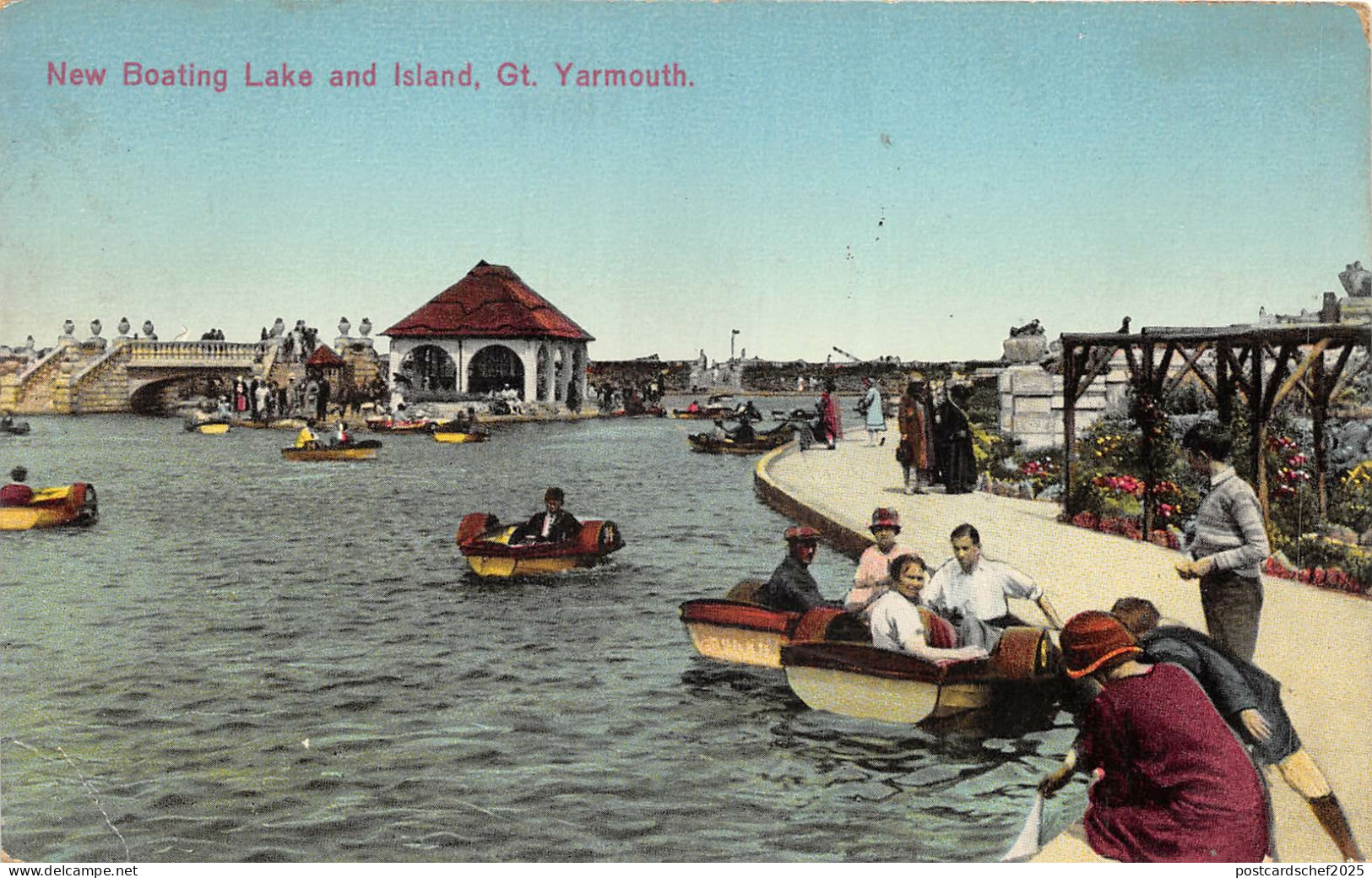 uk50796 new bpating lake and island gt  yarmouth uk