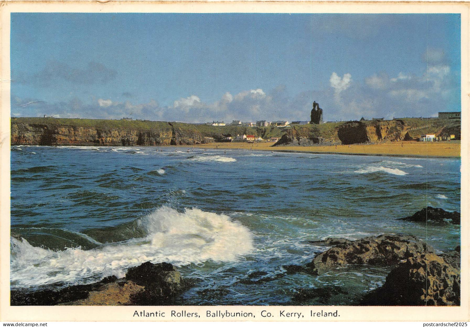 uk51805 atlantic rollers ballybunion kerry ireland