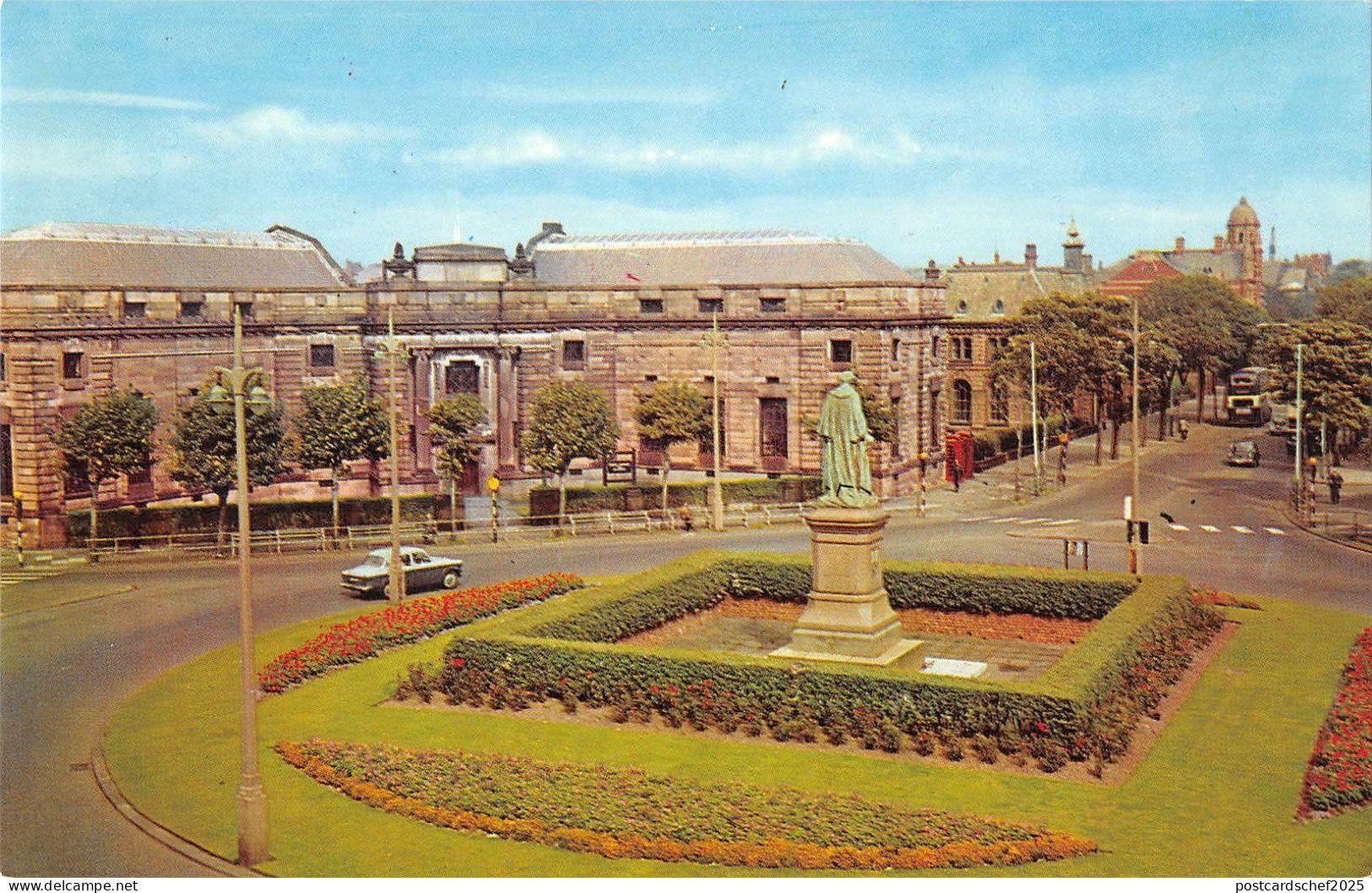 uk6507 library and ramsden square  barrow in furness uk