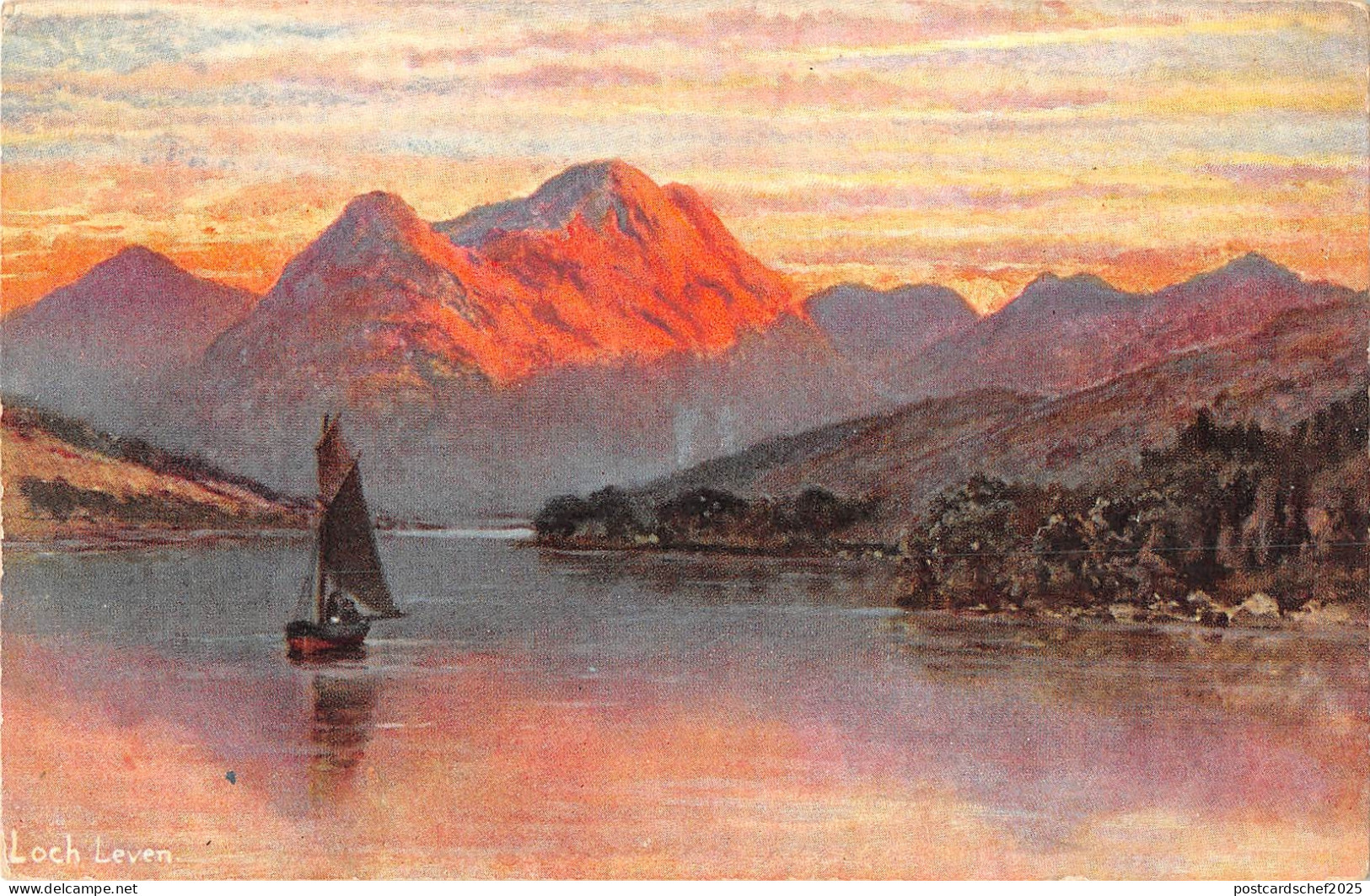 uk776 loch leven scotland  uk