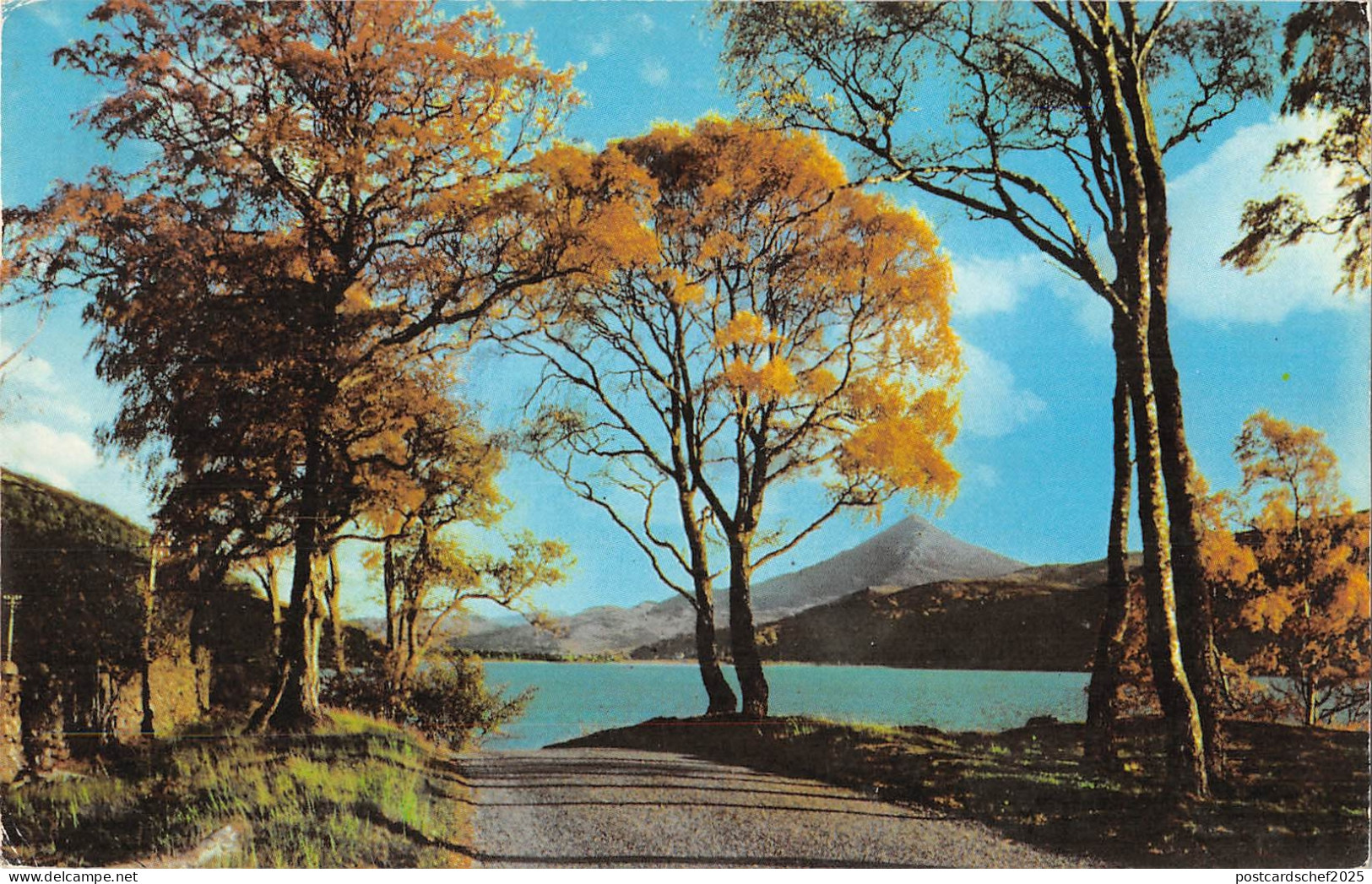 uk7939 loch rannoch  and schiehallion scotland  uk