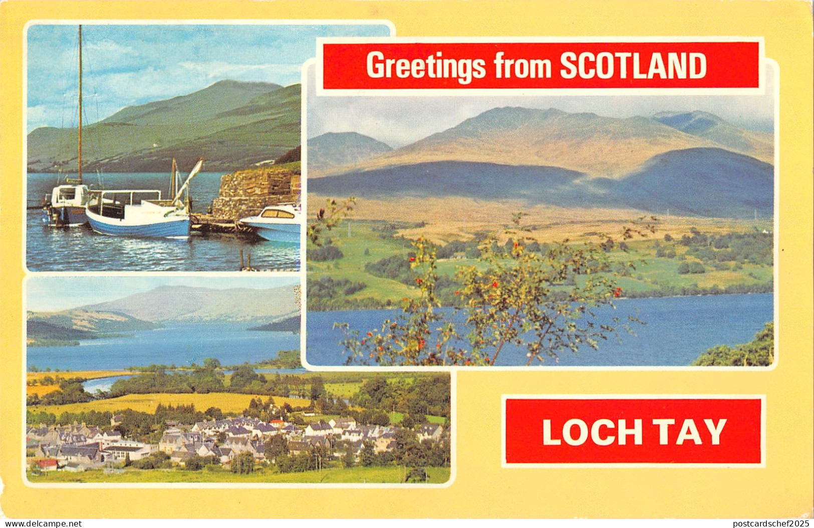uk9213 loch tay  greetings from scotland uk