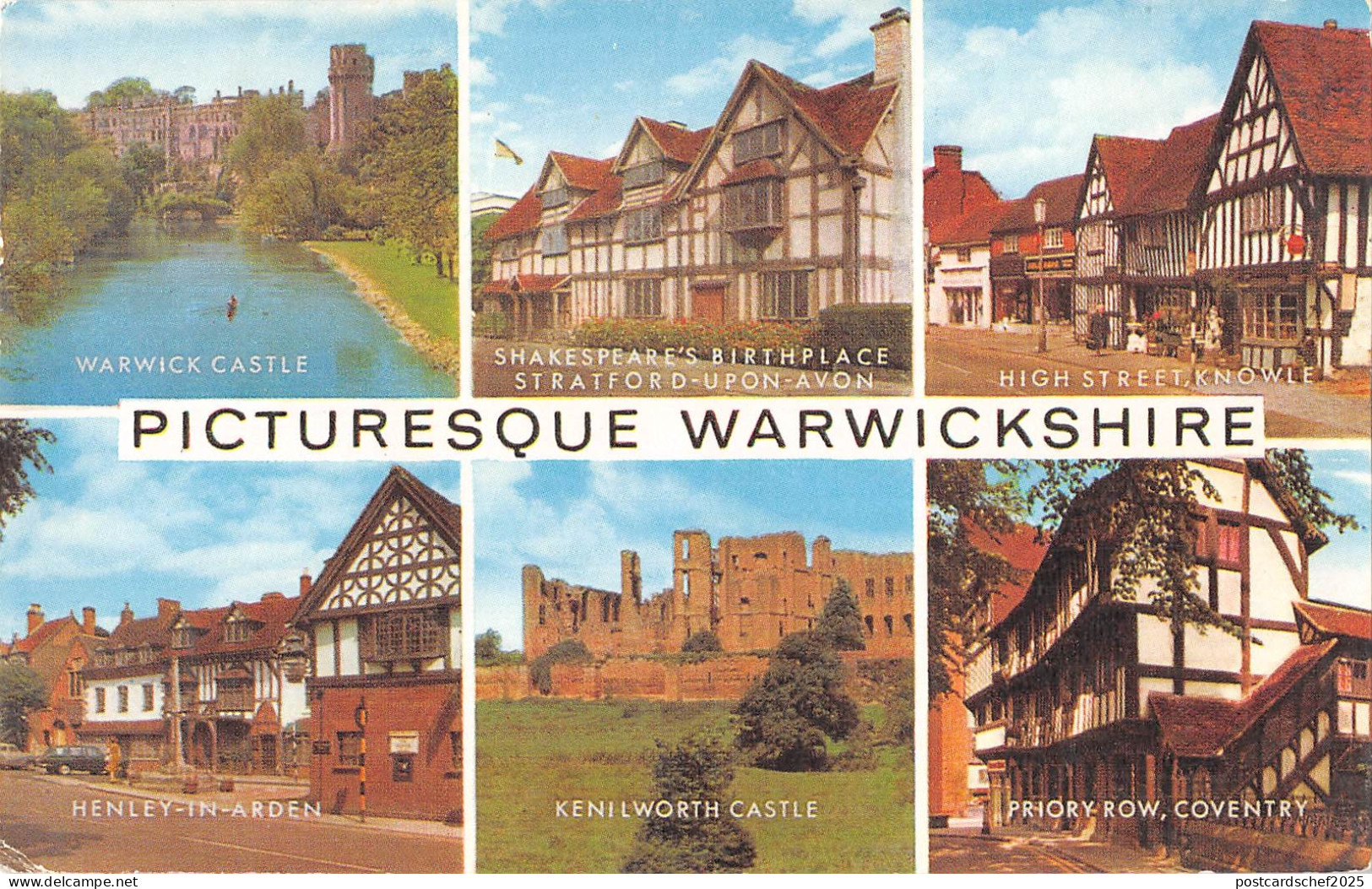 uk9903 picturesque  warwickshire  uk