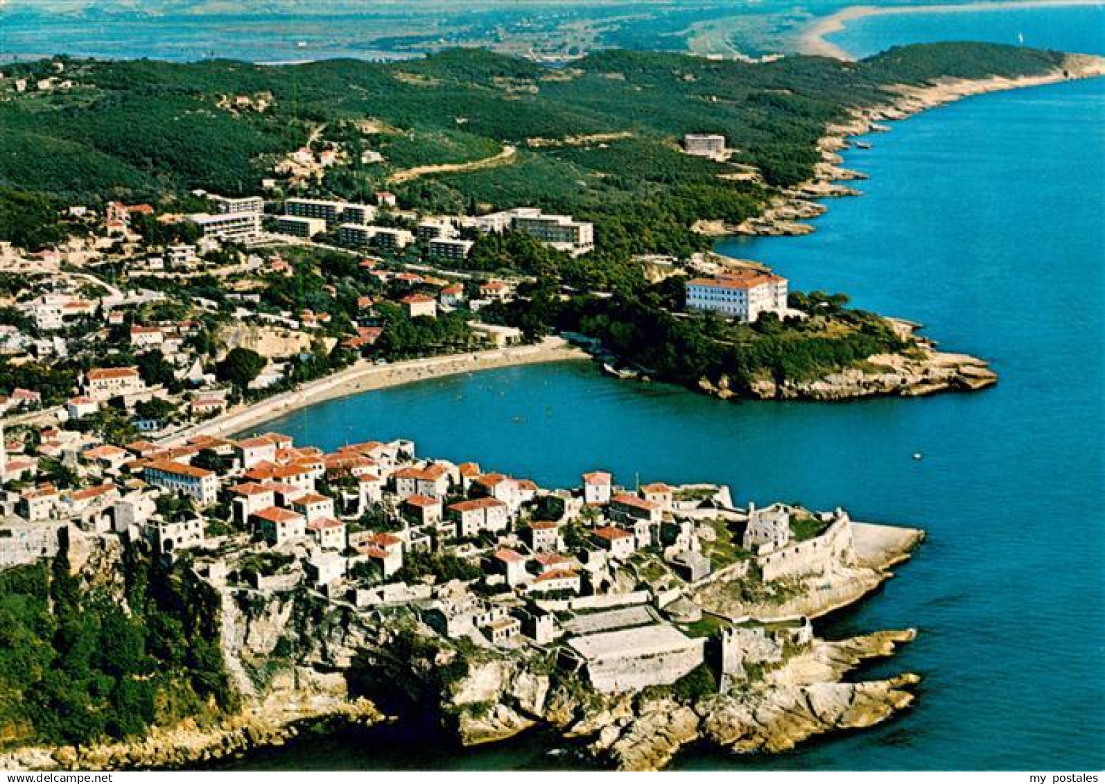 Ulcinj Montenegro Fliegeraufnahme