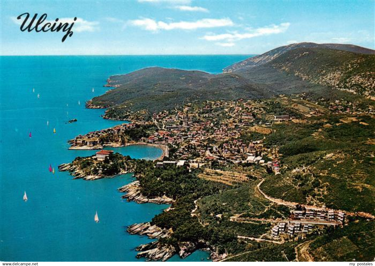 Ulcinj Montenegro Fliegeraufnahme