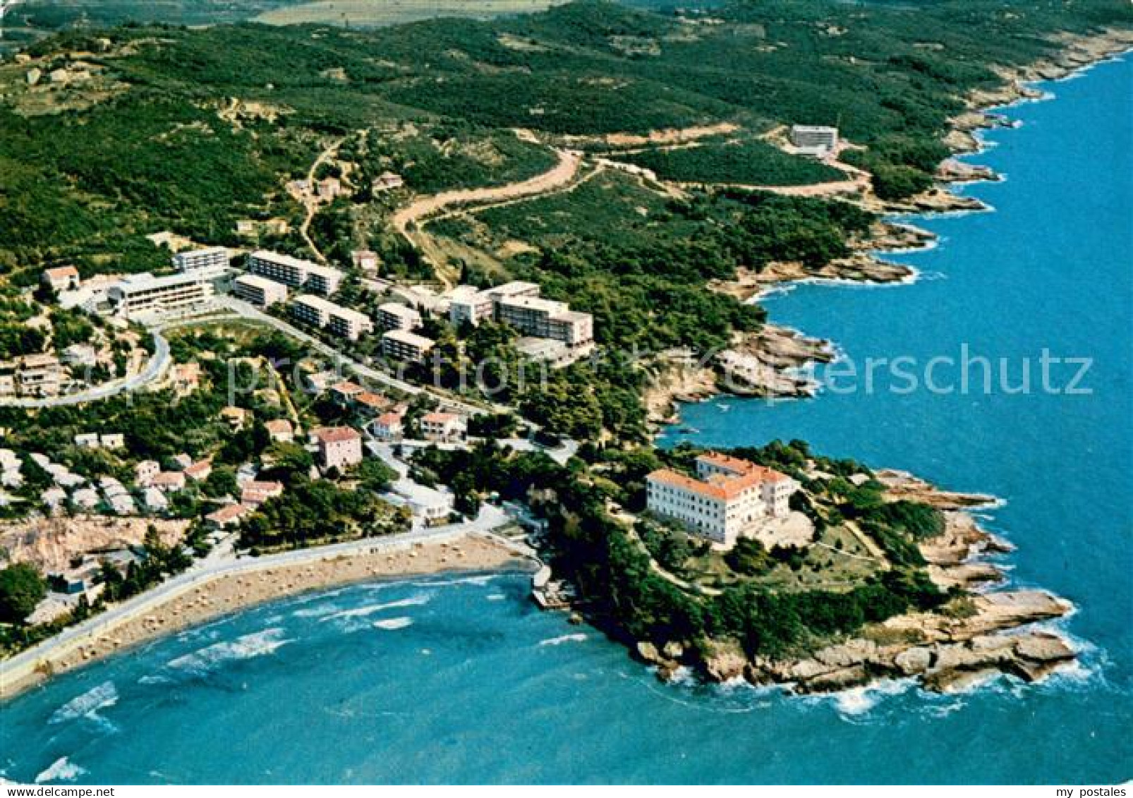 Ulcinj Montenegro Kuestenpanorama