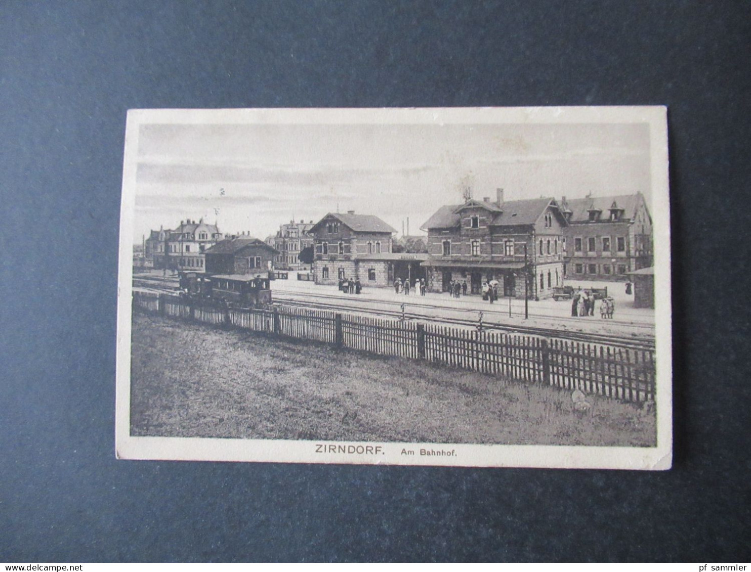 Um 1915 AD Bayern AK Zirndorf Am Bahnhof Verlag L. Zech, Zirndorf Bayern nach eigenen Aufnahmen!