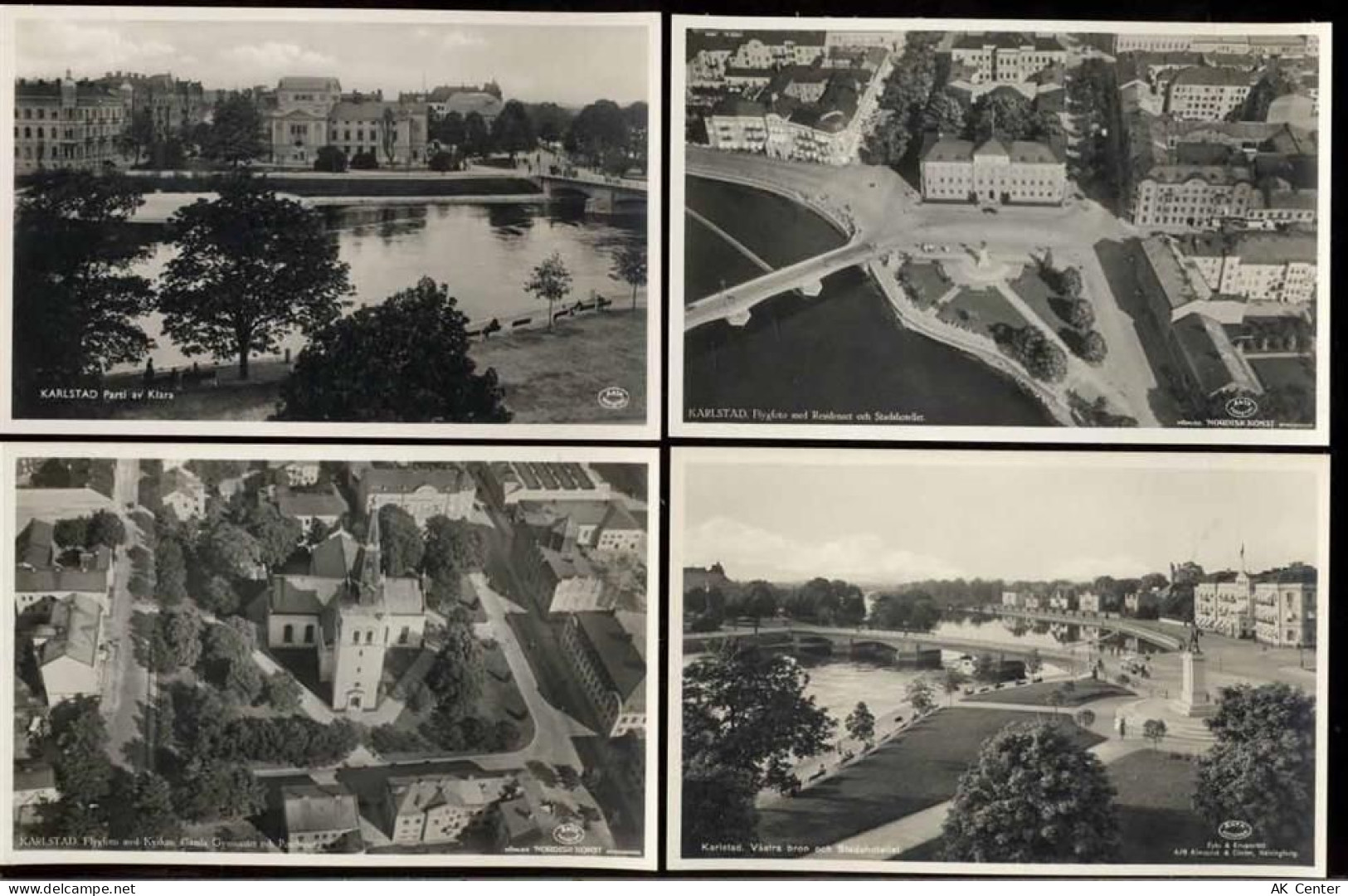 um 1920/40 - Karlstadt, 4 tolle AK. Schweden. Karlstadt, 4 great cards. ... - 20005153