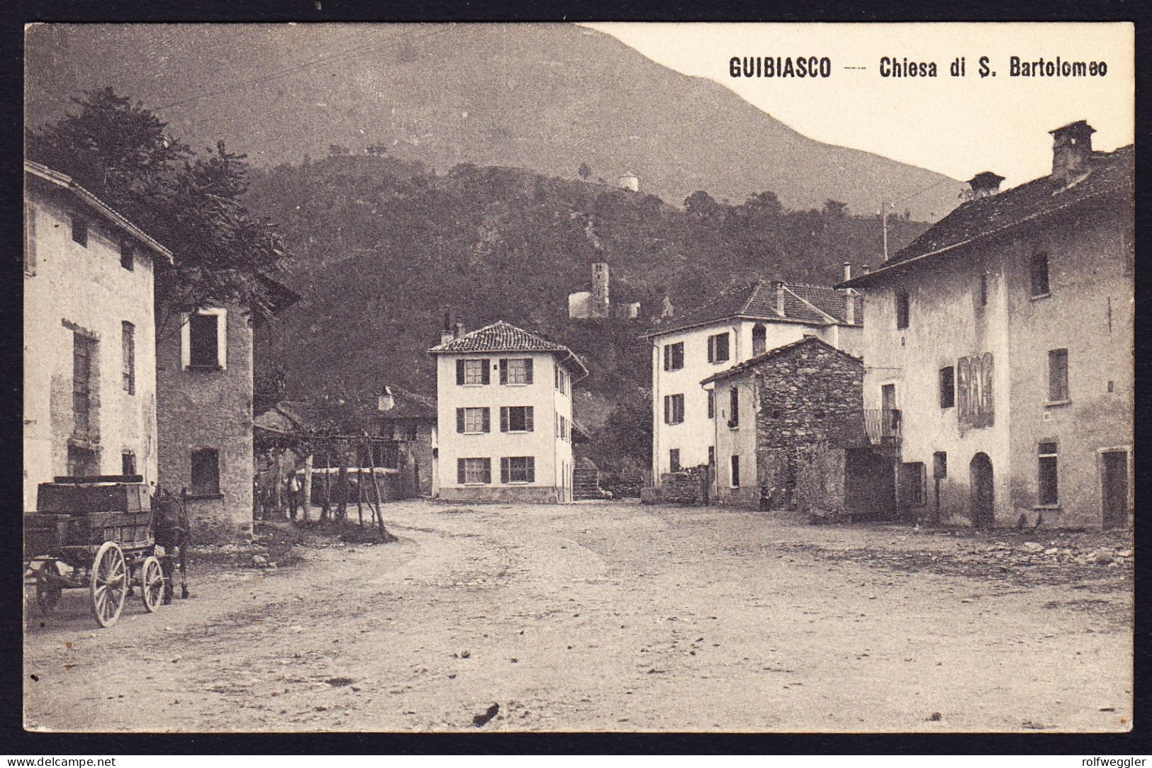 um 1920 ungelaufene AK GIUBIASCO.