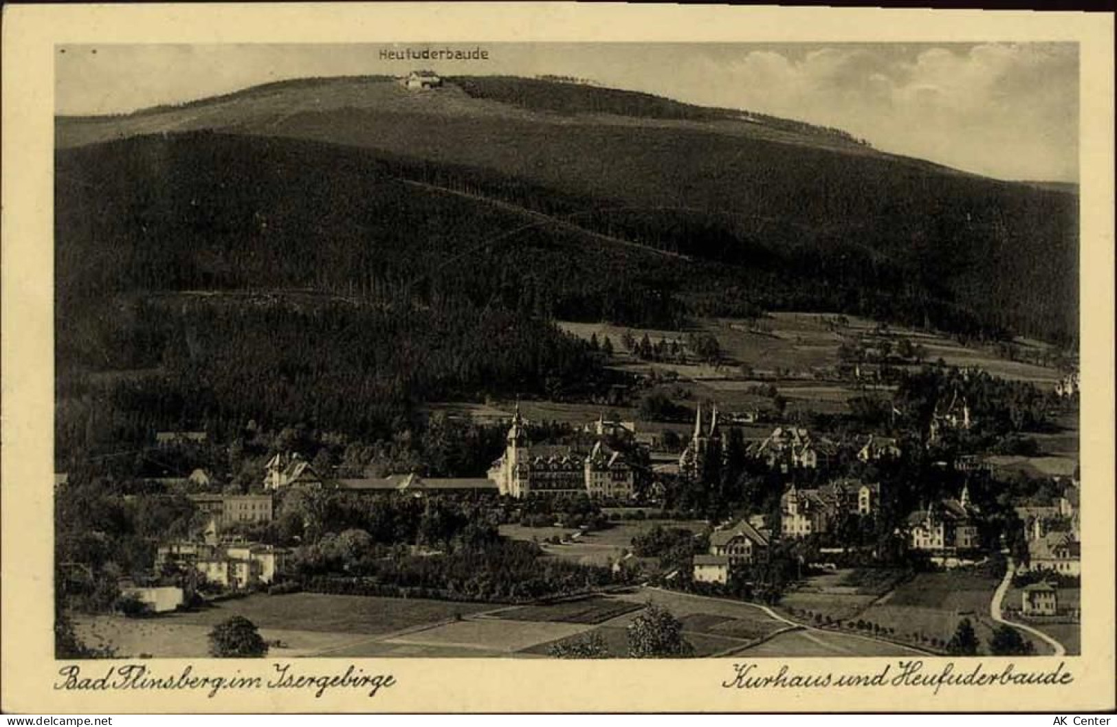 um 1933/45 - Bad Flinsberg, Kreis Löwenberg: Heufuderbaude, Kurhaus,L. N... - 20006946