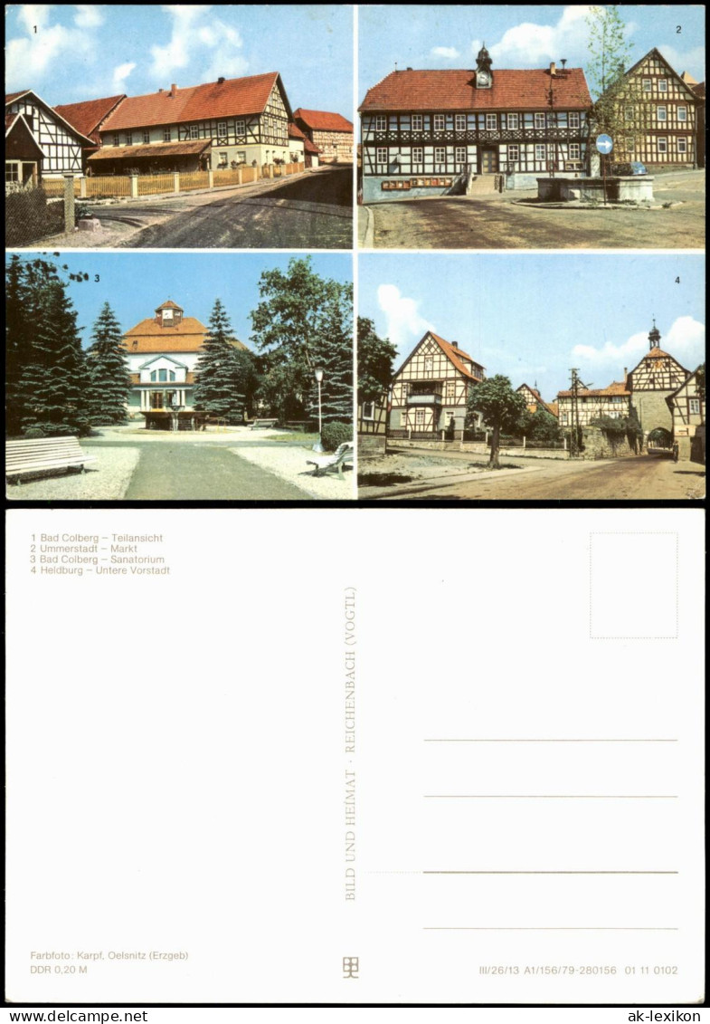 Ummerstadt Bad Colberg - Teilansicht - Sanatorium, Ummerstadt Vorstadt 1979