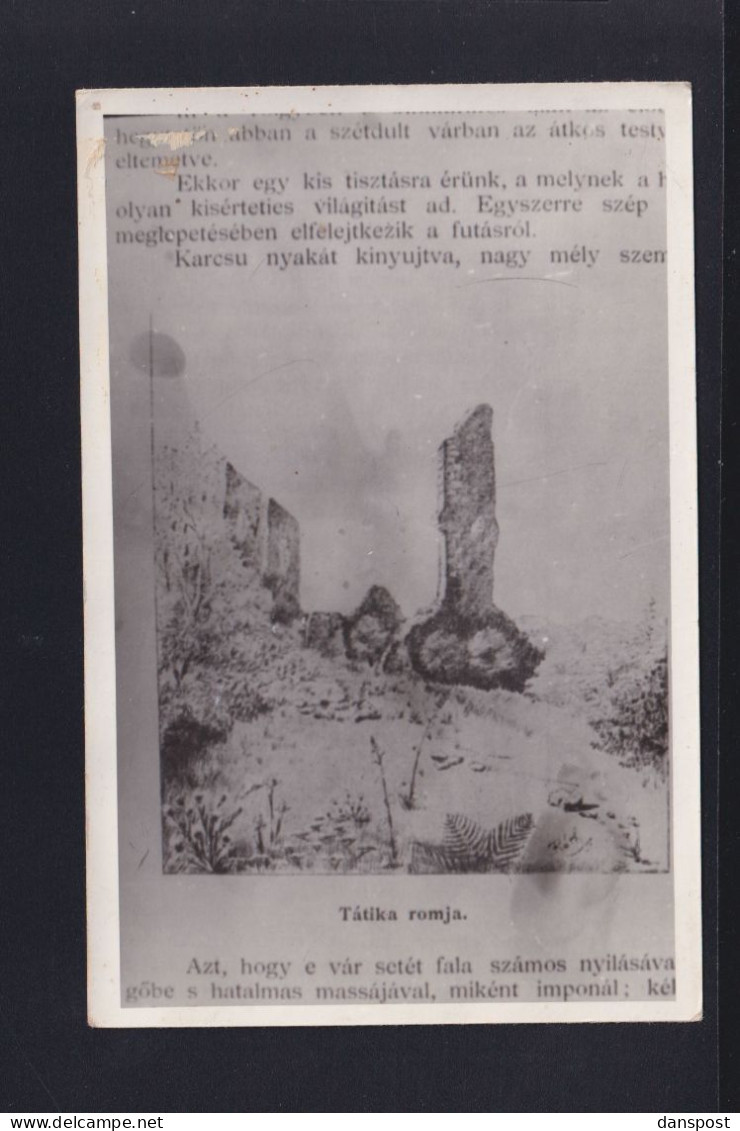 Ungarn Hungary PK Tatika Romja