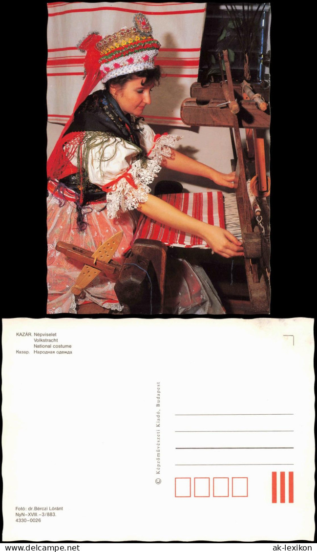 .Ungarn Trachten/Typen Ungarn KAZÁR Népviselet Volkstracht National costume 1980