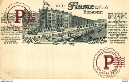 HOTEL FIUME SZALLO BUDAPEST  HUNGRIA // HUNGARY.  Ungheria
