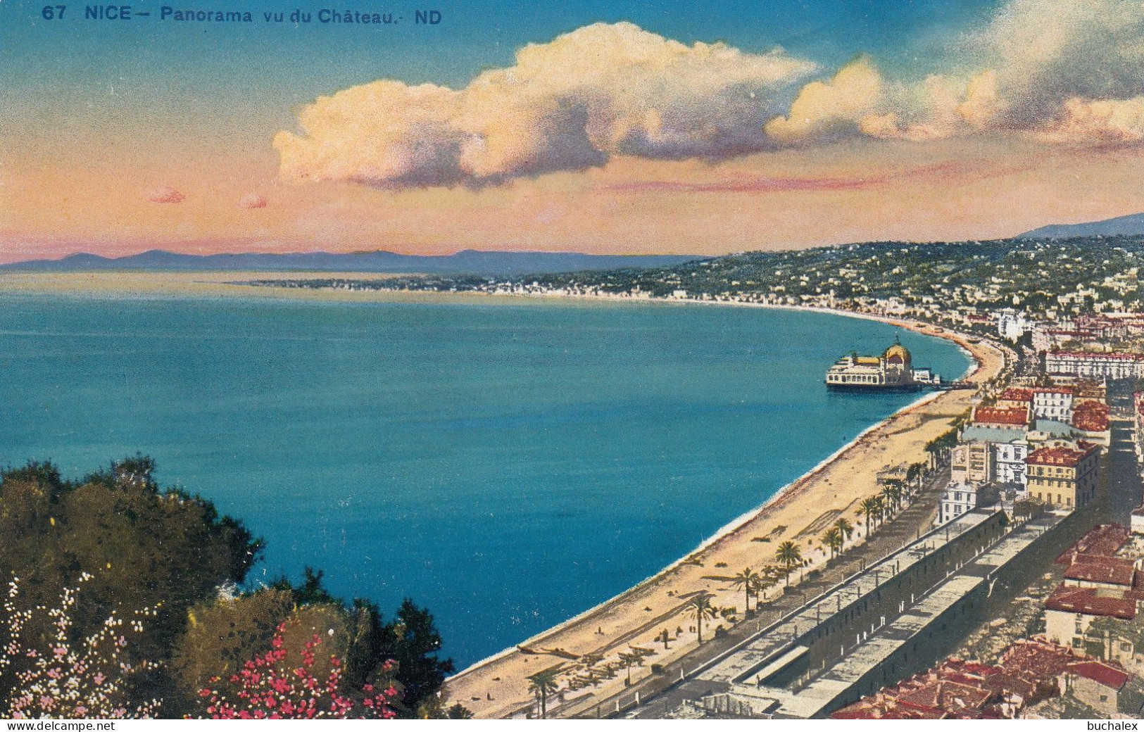 ungelaufene Ansichtskarte Nice - Panorama vu du Chateau
