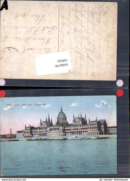 739591 Budapest Parlament gel Rottenmann 1915