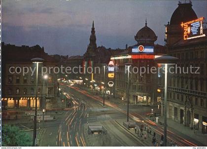 Budapest Ringstrasse am Abend