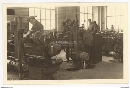 Esztergályos, hadiüzem, fotós képeslap