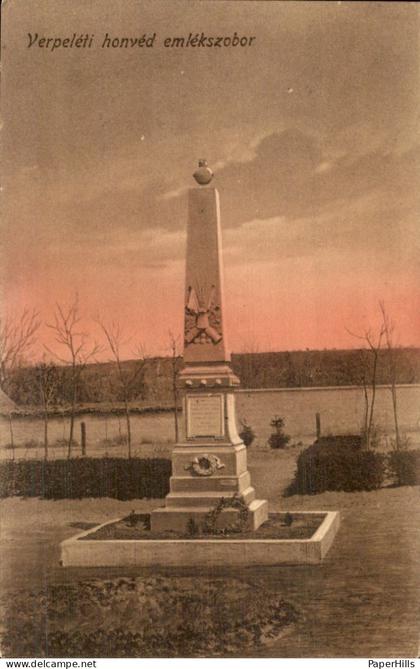 Hongarije Hungary - Verpeléti - honvéd emlékszobor