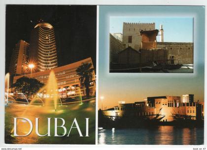 {29096} Emirats Arabes Unis Dubaï City , multivues . circulée en ??   " en baisse "