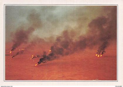 EMIRATS ARABES UNIS ABU DHABI TORCHE DE BRULAGE DES TETES DE PUITS