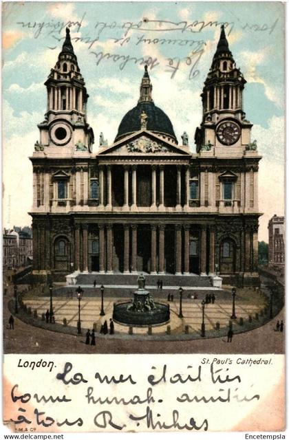 CPA  Carte Postale Royaume Uni London St. Paul's Cathedral  1904 VM106445