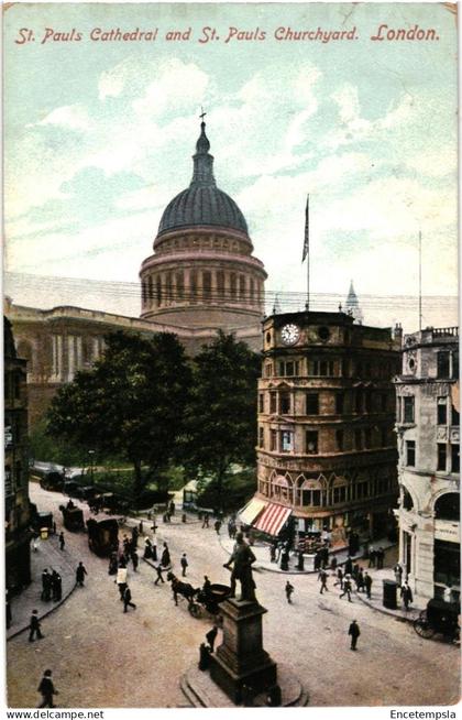 CPA   Carte Postale  Royaume Uni London St. Paul's Cathedral 1906 VM107074