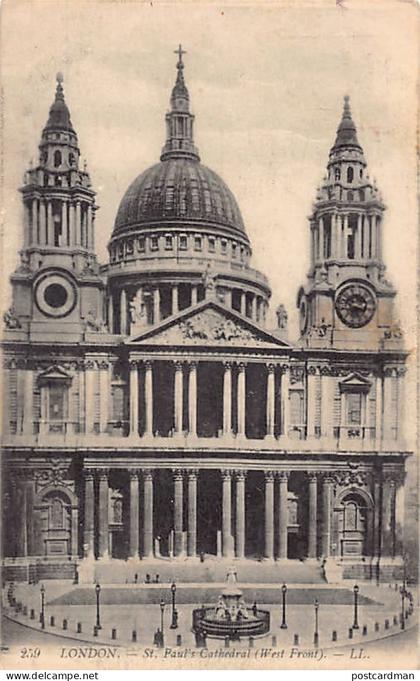 England - LONDON - St. Paul's Cathedral - Publ. Levy L.L. 259
