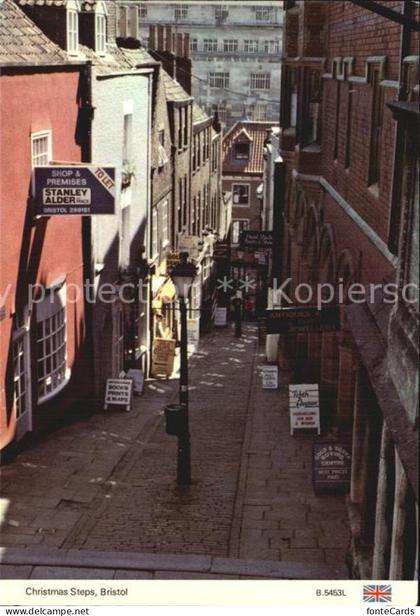 Bristol UK Christmas Steps