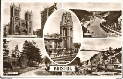 Bristol UK University Tower Clifton Zoo Clifton Bridge
