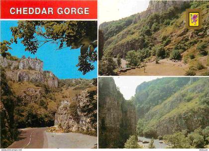 Angleterre - Cheddar - Cheddar Gorge - Multivues - Somerset - England - Royaume Uni - UK - United Kingdom - CPM - Carte