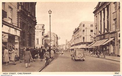 England - CHELTENHAM - High street