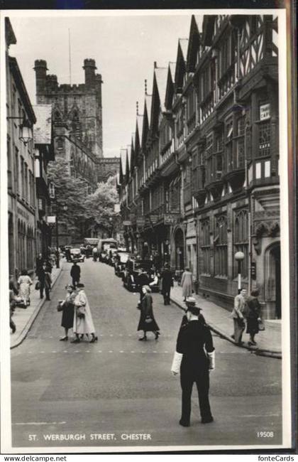 Chester Cheshire St. Werburgh Street