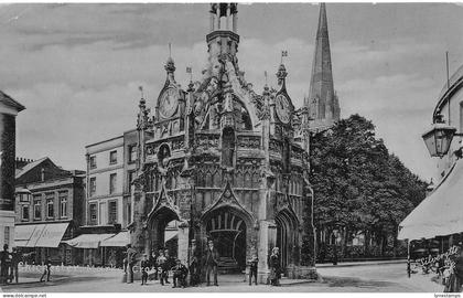 A884 England Chichester Market Cross vintage postcard