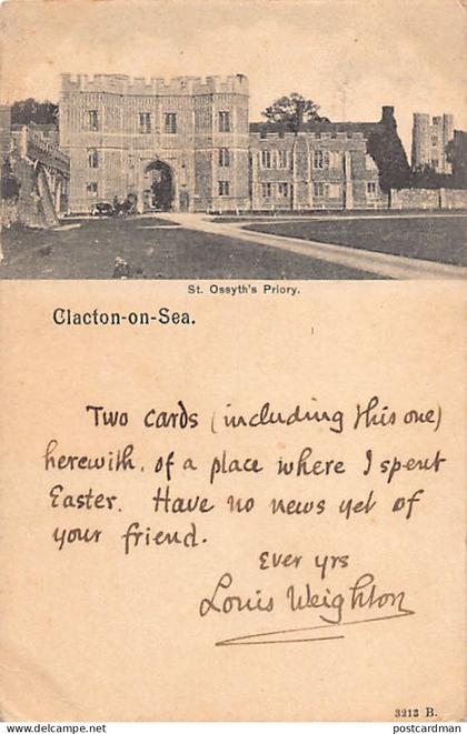 England - CLACTON-ON-SEA The Ossyth's Priory