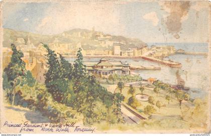 uk48222 princess gardens vane hill from rock walk torquay uk