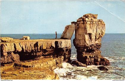 B88100 pulpit rock portland hill dorset   uk  14x9cm